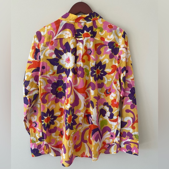 J.Crew Popover blouse - size 14 - Picture 3 of 4